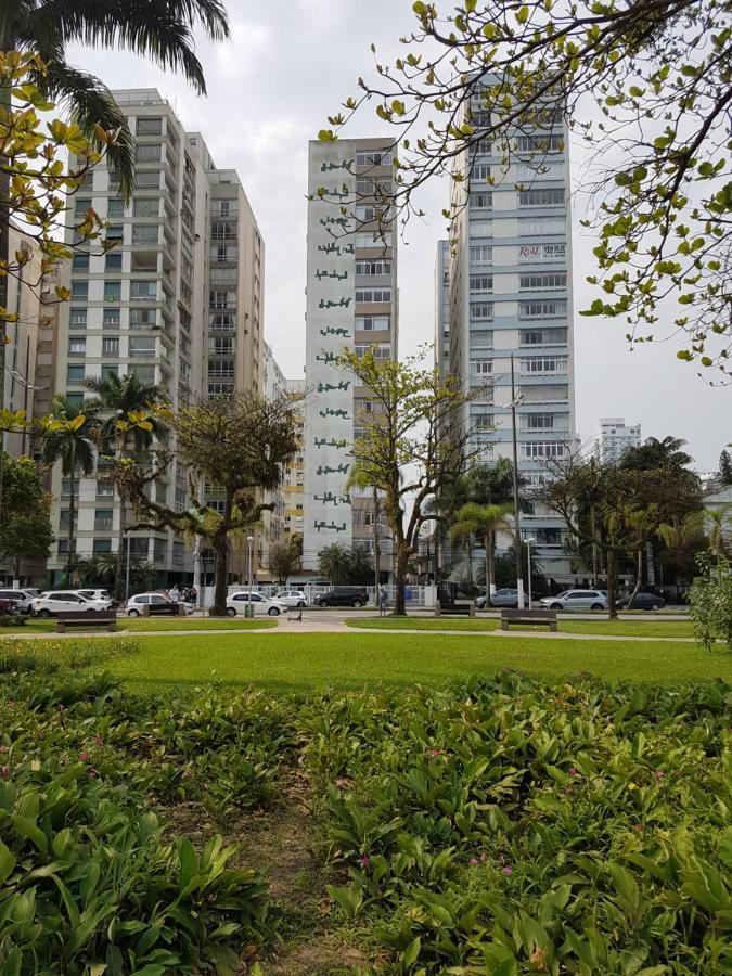 Apartamento Em Frente A Praia Do Embare - Santos Eksteriør billede